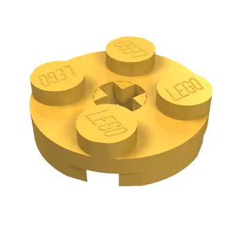 Plate Round 2 x 2 with Axle Hole Type 1 (+ Opening)