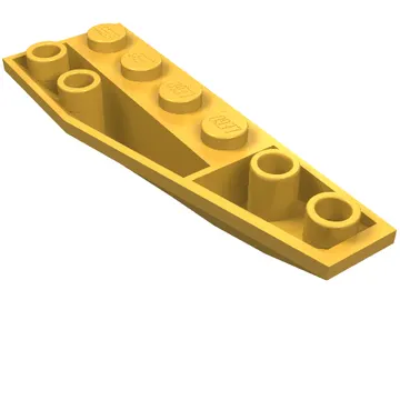 Brick Wedged, Curved Inverted 6 x 2 Right