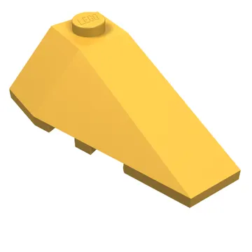 Brick Wedged, Sloped 4 x 2 Triple Right