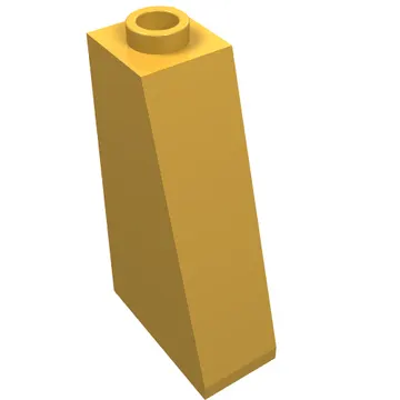 Brick Sloped 75° 2 x 1 x 3 with Hollow Stud