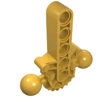 Large Figure Skeletal, Torso with Beam, 2 Ball Joints, and 7 Tooth Half Gear