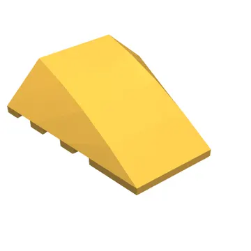 Brick Wedged, Curved 4 x 4 No Top Studs