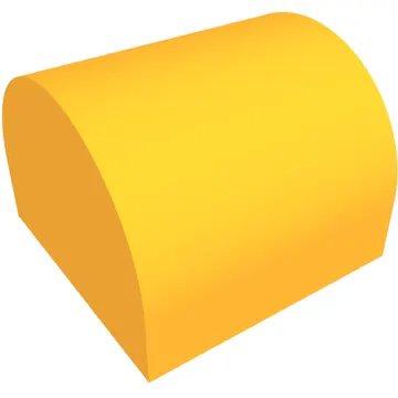 Brick Curved 1 x 1 x 2/3 Double Curved Top, No Studs