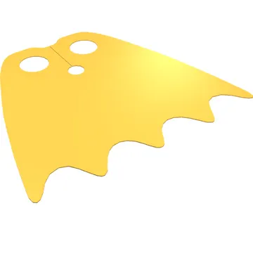 Neckwear Cape, Scalloped 5 Points [Traditional Starched Fabric]