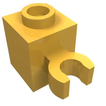 Brick Special 1 x 1 with Clip Vertical [Open O Clip, Hollow Stud]