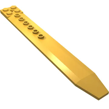 Plate Special 2 x 16 with Angled Side Extensions and Hole (Rotor Blade)