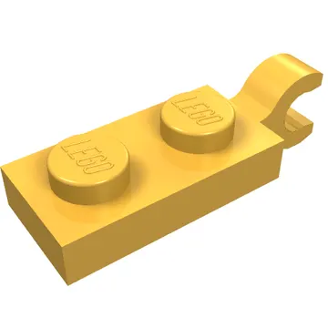 Plate Special 1 x 2 with Clip Horizontal on End