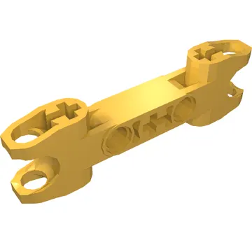 Technic Axle and Pin Connector 2 x 7 with Two Ball Joint Sockets, Squared Ends and Axle Hole in Center