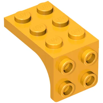 Bracket 2 x 3 - 2 x 2, Curved Sides