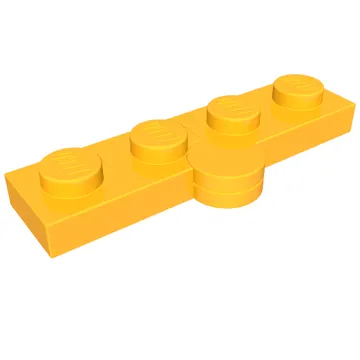 Hinge Plate 1 x 4 Swivel Top / Base - Solid Clip [Complete Assembly]