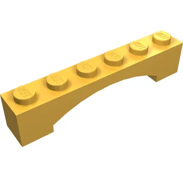 Brick Arch 1 x 6 Raised Arch