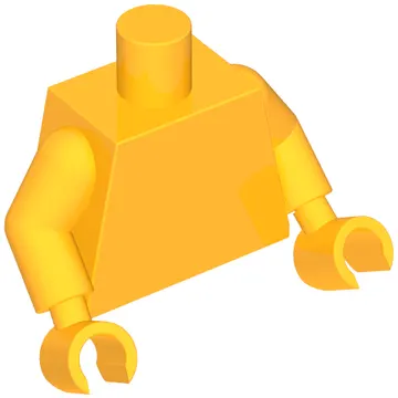 Torso, Bright Light Orange Arms, Bright Light Orange Hands [Plain]