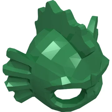 Mask, Swamp Creature with Eye Holes, Fins and Spikes