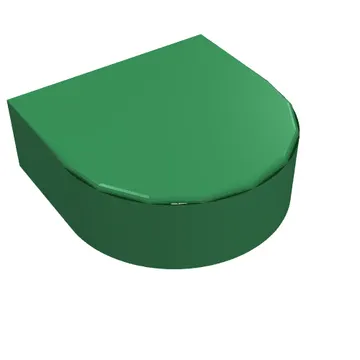 Tile Round 1 x 1 Half Circle