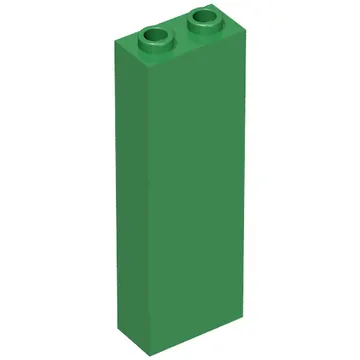 Brick 1 x 2 x 5 with Blocked Open Studs and Bottom Stud Holder with Asymmetric Ridges