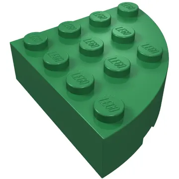 Brick Round Corner 4 x 4 Full Brick