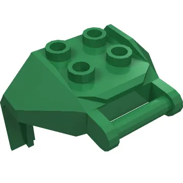 Plate Special, 2 x 2 Studs and Handle, Closed Ends (Mech Chest Plate / Armor)
