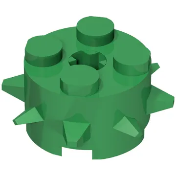 Brick Round 2 x 2 Special with Spikes
