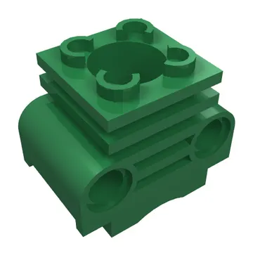 Technic Engine Cylinder without Side Slots, with Bottom Slots