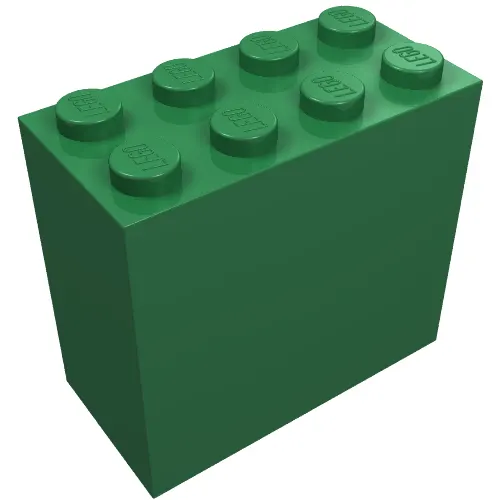 Brick 2 x 4 x 3 with 'Alien Conquest 2011' Print