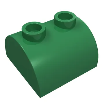 Brick Curved 2 x 2, Two Top Studs