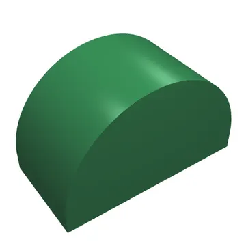 Duplo Brick 2 x 4 x 2 Curved Top
