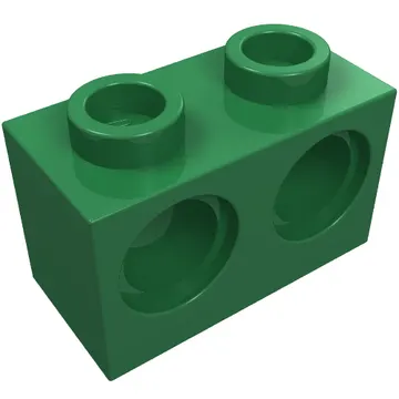 Technic Brick 1 x 2 [2 Pin Holes]