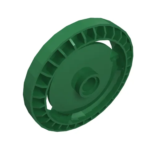 Technic Disc 5 x 5 Notched, No Pin [Plain]