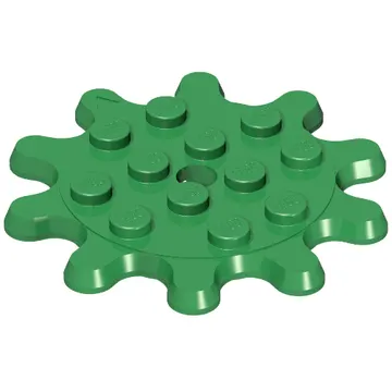 Plate Special 4 x 4 Splat Gear, 10 Teeth
