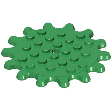 Plate Special 6 x 6 Splat Gear, 14 Teeth