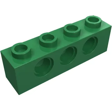 Technic Brick 1 x 4 [3 Pin Holes]