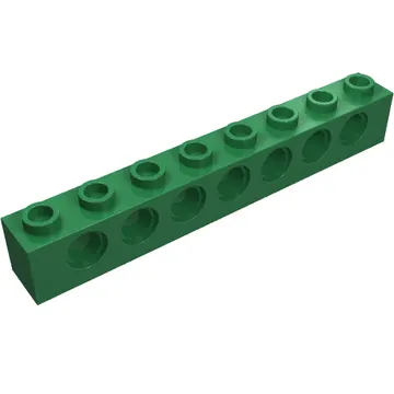 Technic Brick 1 x 8 [7 Pin Holes]