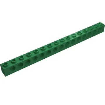 Technic Brick 1 x 16 [15 Pin Holes]