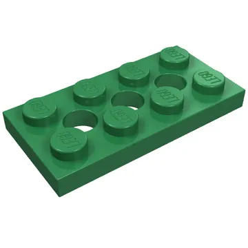 Technic Plate 2 x 4 [3 Holes]