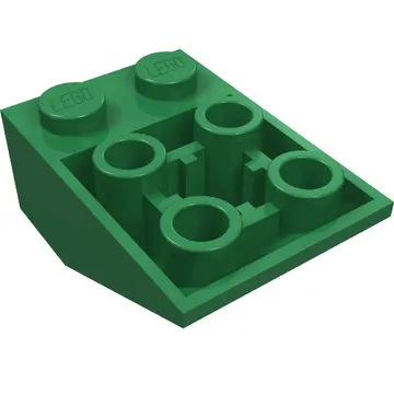 Brick Sloped Inverted 33° 3 x 2, Connections between Studs, Ovoid Bottom Pin