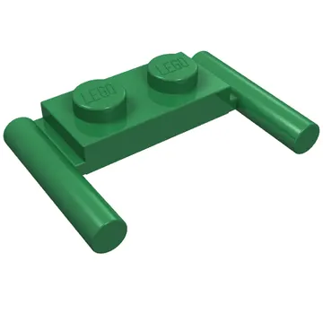 Plate Special 1 x 2 with Handles [Flat Ends / Low Attachment]