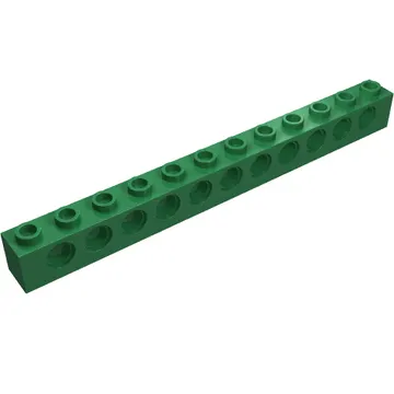 Technic Brick 1 x 12 [11 Pin Holes]