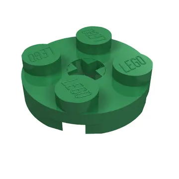 Plate Round 2 x 2 with Axle Hole Type 1 (+ Opening)