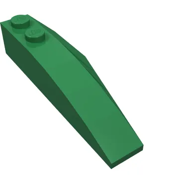 Brick Wedged, Curved 6 x 2 Left, Inner Ridges