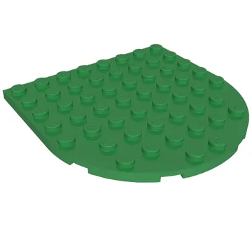 Plate 8 x 8 with Rounded End