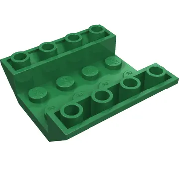 Brick Sloped Inverted 45° 4 x 4 Double with 4 x 2 Recessed