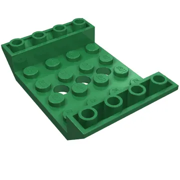 Brick Sloped Inverted 45° 6 x 4 Double with 4 x 4 Recessed and 3 Holes