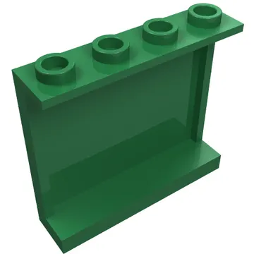 Panel 1 x 4 x 3 [Side Supports / Hollow Studs]