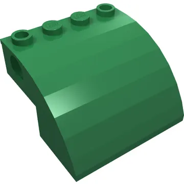 Brick Curved 4 x 4 x 2 with Holes