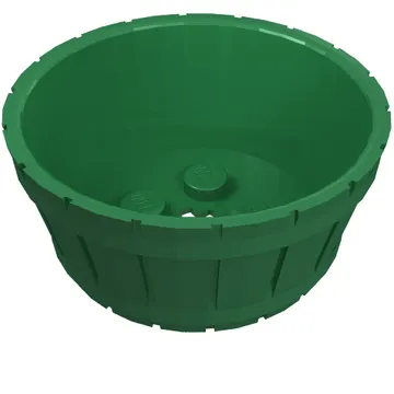 Barrel Half Large with Axle Hole