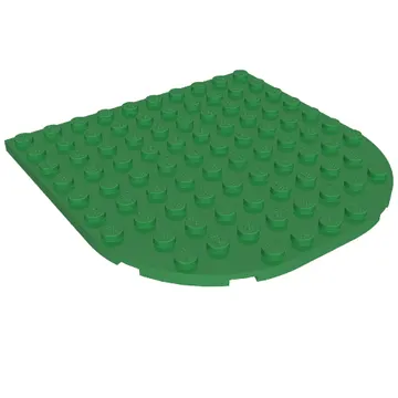 Plate 10 x 10 with Rounded End