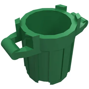 Trash Can with 4 Cover Holders