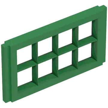 Window Pane 1 x 4 x 2 for Slotted Bricks