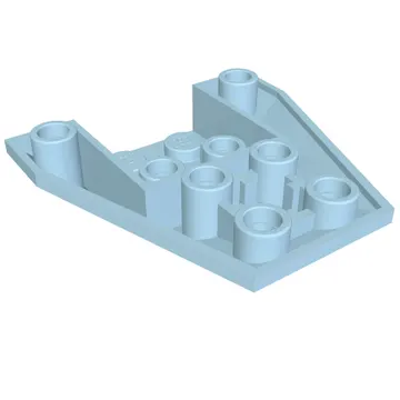 Brick Wedged, Sloped Inverted 4 x 4 Triple [4 Connections between Front Studs]