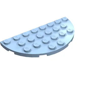 Plate Round Half 4 x 8